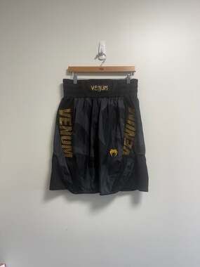 Venum Razor Boxing Shorts Size L Black Gold